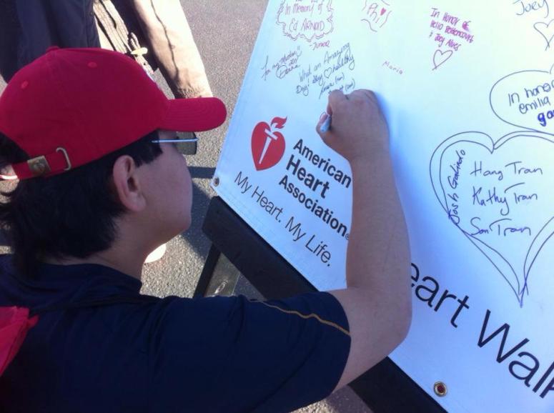 The American Heart Association is a non-profit organization in the United States that fosters appropriate cardiac care in an effort to reduce disability and deaths caused by cardiovascular disease and stroke. Together We Make A Different! - Sky Pham