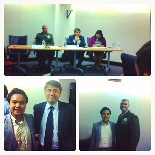 It was Sky Pham pleasure to bring my concern about dangerous action of China Govt has been directly endangering peace at the UNA meeting hold by Sir S.Grosz (Deputy Chief of Operation, Plan Section for the Military Component of the UN Mission) and Sir Nedialko Kostov (Political Affair and Policy Officer). I would hope UN will play an active role in urging China to stop its belligerent and provocative acts!